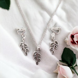 Clip on earrings and necklace sets uk best sale