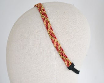 Elastic head jewel, colorful green red and pink headband, elastic headband hairstyle woman girl, summer headband gift idea