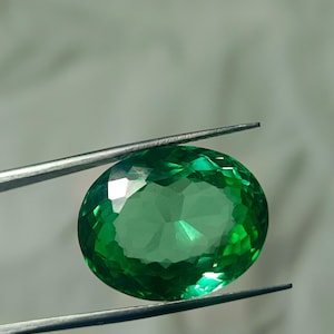 20 ct Natural Colombian Green Emerald Oval Gemstone (18x14.80x8 MM)