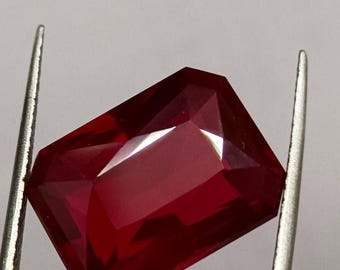 15 cts natürlicher roter Rubin Prinzessinform loser Edelstein für Ring oder Schmuckherstellung
