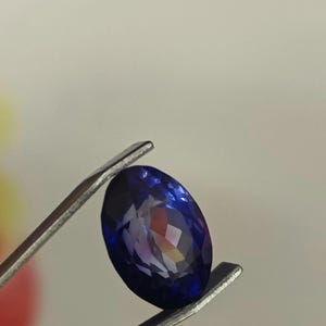Oval Faceted Sapphire Loose Gemstone: Jewelry Making