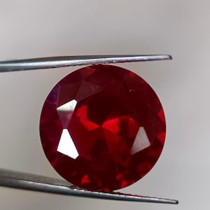 11.5 Cts Natural Red Ruby round Shape Loose Gemstone