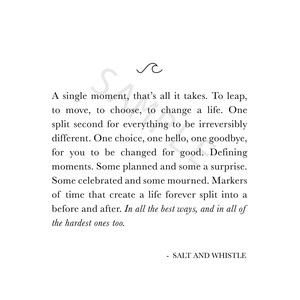 A Single Moment Print - Printable Wall Art | Digital Download Print