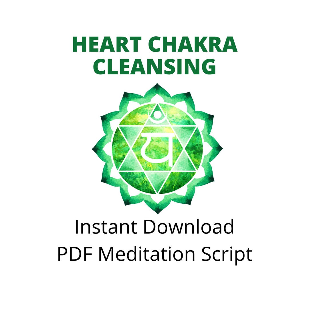 Guided Meditation Script - PDF - Heart Chakra Cleansing - Etsy Australia