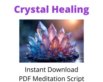Roteiro de Meditação Guiada - PDF - Cura com Cristais