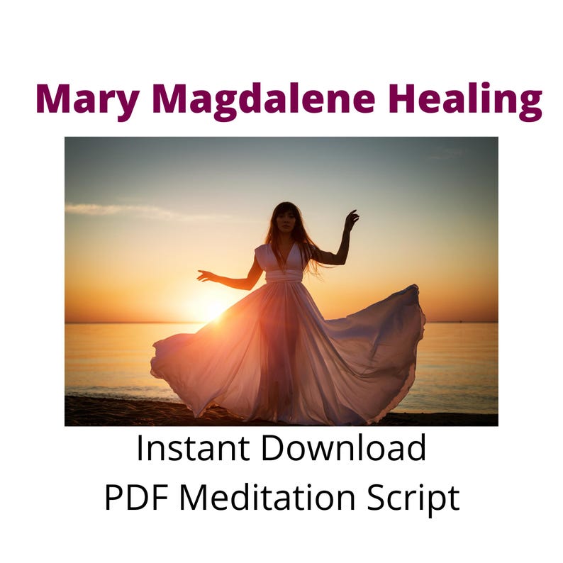 Guided Meditation Script - PDF - Mary Magdalene Healing - Etsy UK