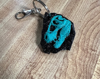 Fossilized T-Rex Keychain