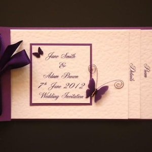 Eleganckie zaproszenie ślubne w stylu książeczki czekowej – możliwość personalizacji z możliwością odrywania RSVP
