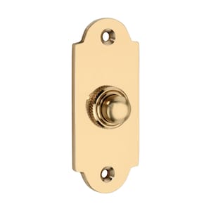 Vintage Victorian Brass Antique Door Bell Push Button - Elegant Retro Home Decor, Classic Hardware, Elegant Designed- Premium Door Bells