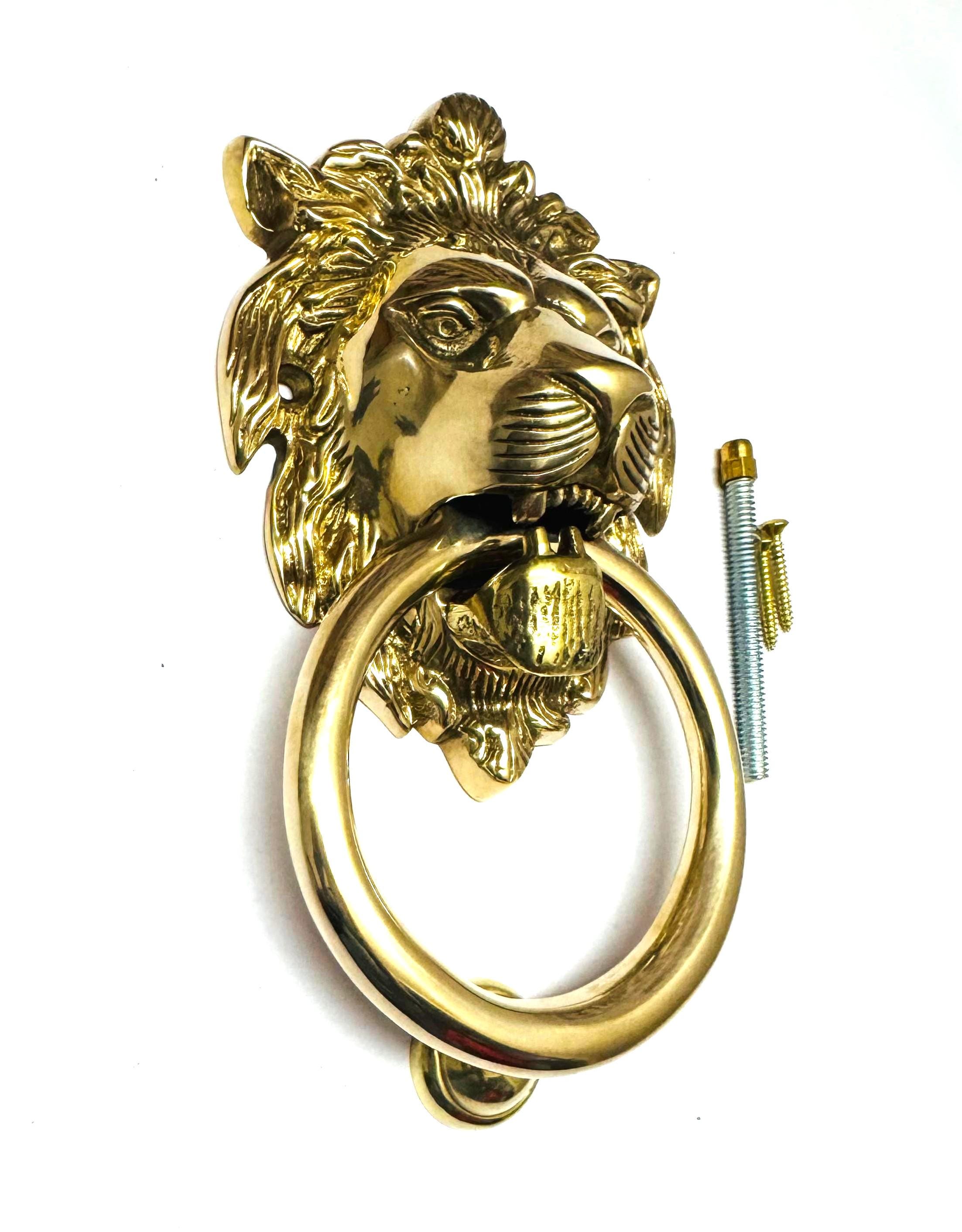 Lion door knocker - Etsy 日本