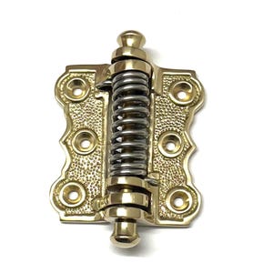 Solid Brass Screen Door Spring Hinge – Antique and Vintage Style, Long-Lasting, Self-Closing