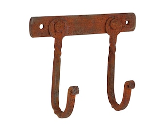 Doppel-Wandhaken - Schwarz Metall Kleider- und Huthaken für Eingangsbereich, Badezimmer, Mudroom, Handtuchhalter