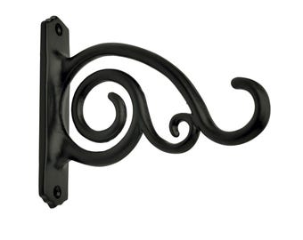 Cast Iron Hanging Hook | Vintage Style Wall Mount Plant Hanger