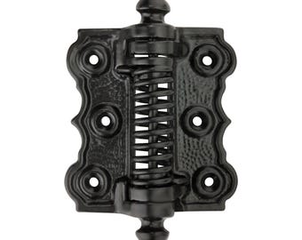 Cast Iron Screen Door Spring Hinge – Antique and Vintage Style, Long-Lasting, Self-Closing