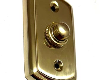 Sonnette en laiton brossé de la gamme CDL de Dauby? - Living Finish