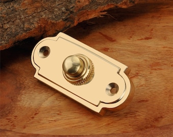 Vintage Victorian Brass Antique Door Bell Push Button - Elegant Retro Home Decor, Classic Hardware, Elegant Designed- Premium Door Bells