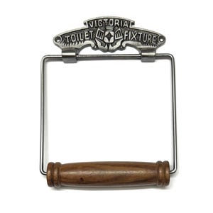 The Victoria Vintage Toilet Paper Holder – Elegant Antique Iron Bathroom Decor – Classic Wall Mount TP Holder