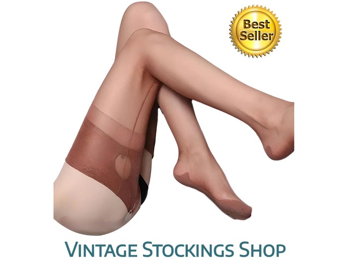 Lot De 12 Paires De Socquettes Nylon Transparentes 20DEN - Taille Unique, Antidérapantes, Pour Femme