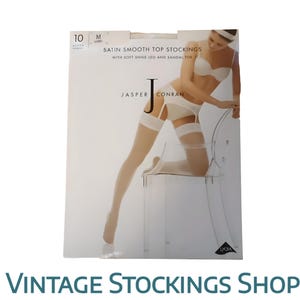 Bridal Stockings Jasper Conran Medium NEW Vintage