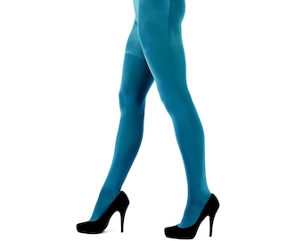 Collant verdi 60 denari taglie S-XL, nuovi, made in UK
