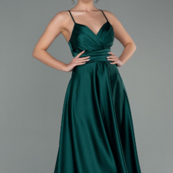 Emerald Green Dress Etsy