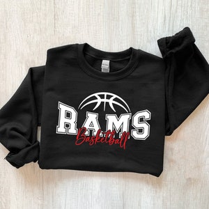 Rams Svg, Mascot Svg, Digital Download, Silhouette, Rams Basketball Svg, Team Spirit Svg, Sports Svg, Game Day Svg, Svg Cut Files
