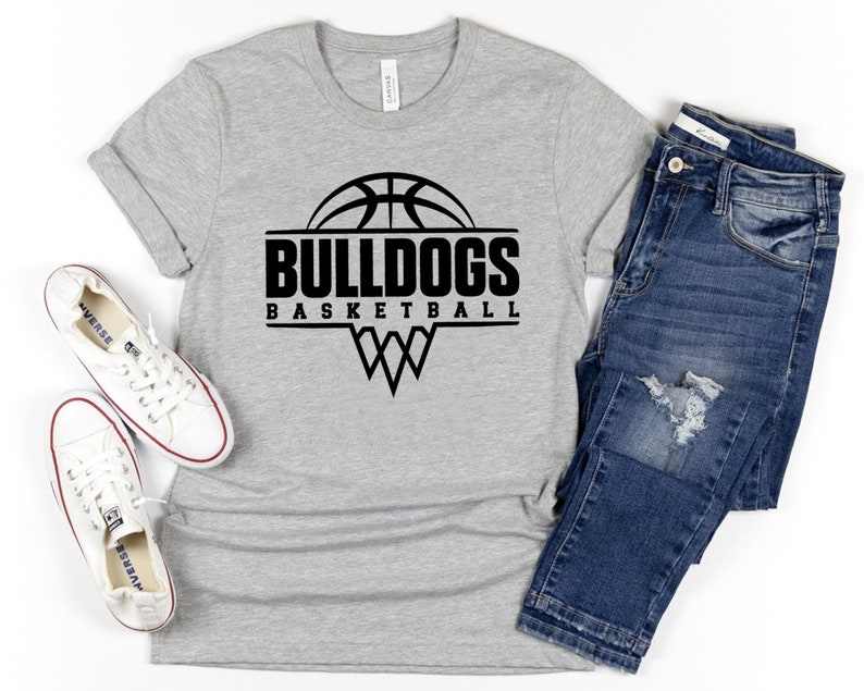 Bulldogs Basketball Net Svg, Bulldogs Svg, Team Spirit Svg, Digital Download, School Mascot Svg, Game Day Svg, Silhouette, Cricut Cut Files image 6