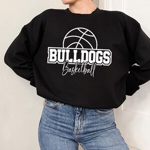 Bulldogs Basketball Svg, Basketball Team Svg, Cricut, Sports Svg, Digital Downloads, Basketball Svg, Mascot Svg, Game Day Svg, Svg Cut File