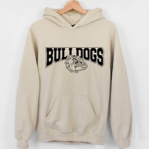 Bulldogs mascotte Svg, Bulldogs Svg, digitale download, mascotte sublimatie, Pride Mascot, School Pride Svg, teamgeest Svg, silhouetbestanden