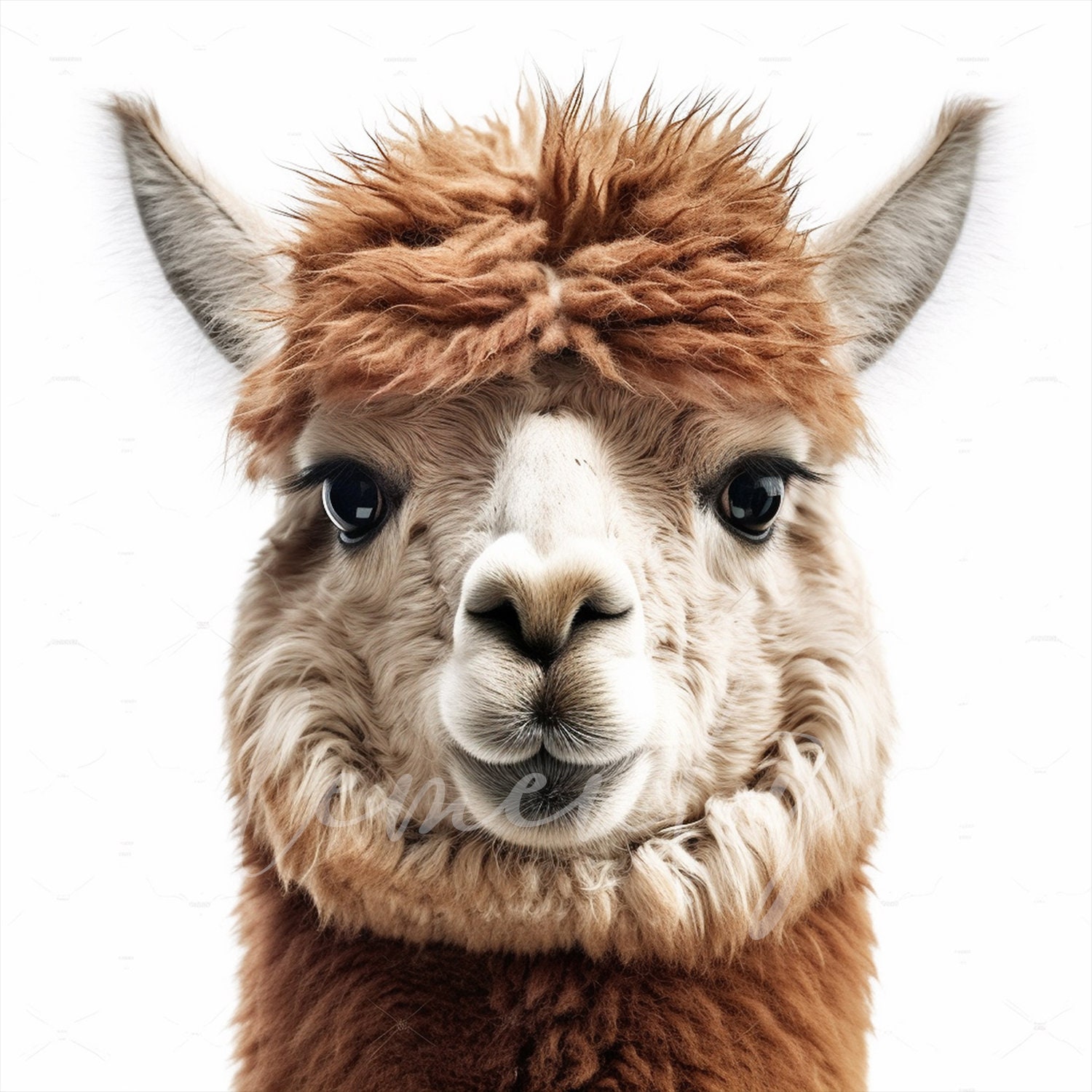 Alpaca Clipart Cute Alpaca Jpg Jpg Bundle Printable Alpaca - Etsy
