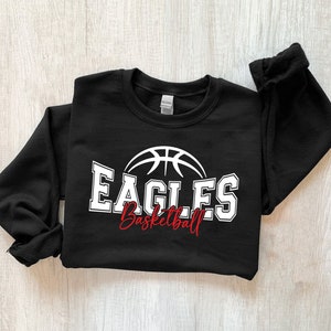 Eagles Svg, Mascot Svg, Digital Download, Silhouette, Eagles Basketball Svg, Team Spirit Svg, Sports Svg, Game Day Svg, Svg Cut Files