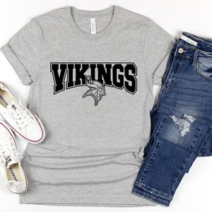 Vikings Mascot Svg, Vikings Svg, Digital Download, Mascot Sublimation, Pride Mascot, School Pride Svg, School Spirit Svg, Silhouette Files