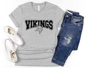 Vikings Mascot Svg, Vikings Svg, Digital Download, Mascot Sublimation, Pride Mascot, School Pride Svg, School Spirit Svg, Silhouette Files