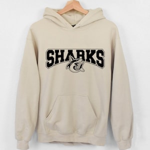 Sharks Mascot Svg, Sharks Svg, Digital Download, Mascot Sublimation, Pride Mascot, School Pride Svg, Team Spirit Svg, Silhouette Files