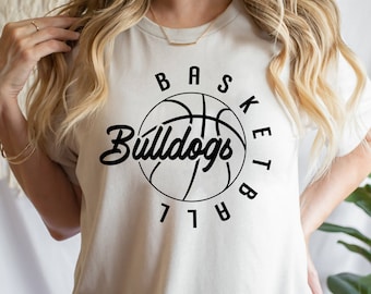Bulldogs Basketball Svg, Bulldogs Mascot Svg, Digital Prints, Sports Svg, Game Day Svg, Team Spirit Svg, Team Mascot Svg, Cricut Cut Files