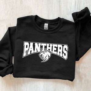 Panthers Mascot Svg, Panthers Svg, Digital Download, Mascot Sublimation, Pride Mascot, School Pride Svg, Team Spirit Svg, Silhouette Files