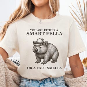 Retro Smart Fella Wombat 90’s Shirt, Wombat T-shirt, Wombat Lover Vintage Tee, Wombat Funny Gift, Wombat Aesthetic Graphic Tee