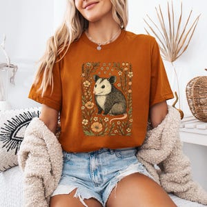 Opossum Shirt, Possum T-shirt, Opossum Lover Tee, Feral Tshirt, Possum Graphic Tee image 4