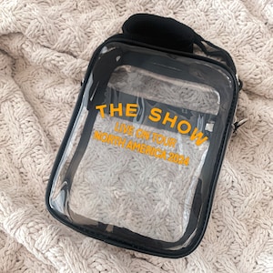 Niall Tour - The Show Live on tour 2024 Tour Clear Stadium Bag - See-through plastic arena approved concert bag