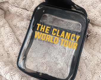 The Clancy World Tour - Sac de stade transparent Pilots Tour 2024 - Sac de concert en plastique transparent approuvé pour les arènes