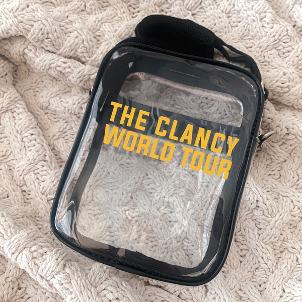 The Clancy World Tour - Pilots Tour 2024 Clear Stadium Bag - See-through plastic arena approved concert bag