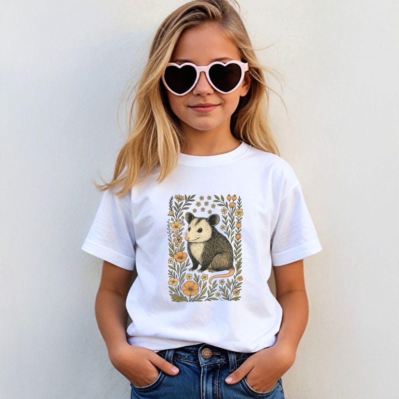 Opossum Shirt, Possum T-shirt, Opossum Lover Tee, Feral Tshirt, Possum Graphic Tee image 3