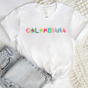 Colombiana Unisex Shirt, Colombian  Kids Shirt, Colombia Tee, Camiseta de Colombia, Latina Gift