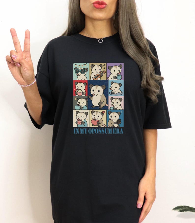 In my Opossum Era Shirt, Possum T-shirt, Opossum Lover Tee, Funny Opossum Tshirt, Possum Swift Tshirt image 3