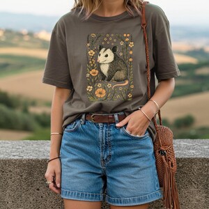 Opossum Shirt, Possum T-shirt, Opossum Lover Tee, Feral Tshirt, Possum Graphic Tee image 5