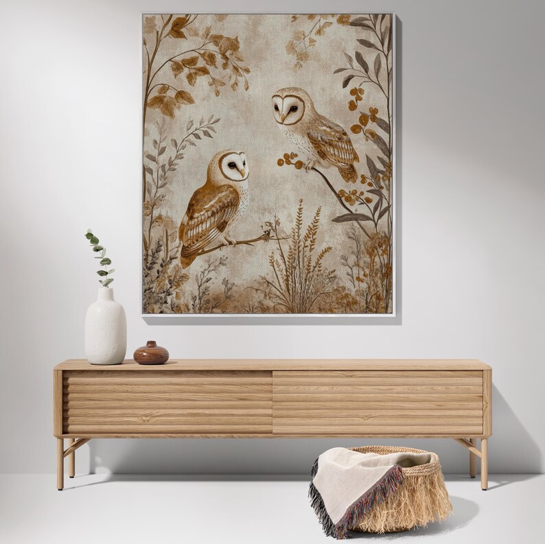 Barn Owl Woven Blanket Barn Owl Woven Tapestry Barn Owl Throw Wall