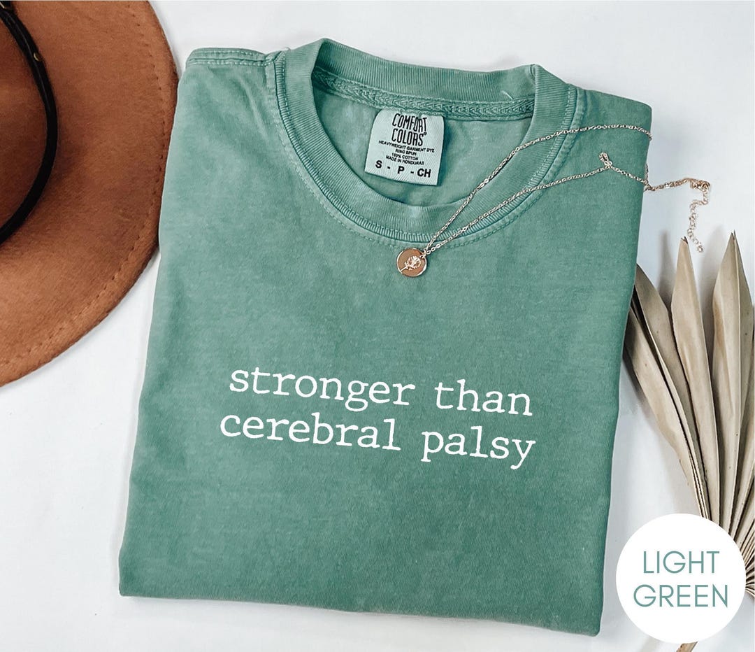 Cerebral Palsy Awareness Shirt, Stronger Than CP Warrior Tee, Comfort ...