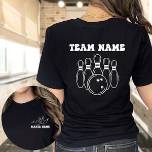 Custom Bowling Team Shirt, Personalized Bowling Team Shirts, Personalized Bowling Party Tee