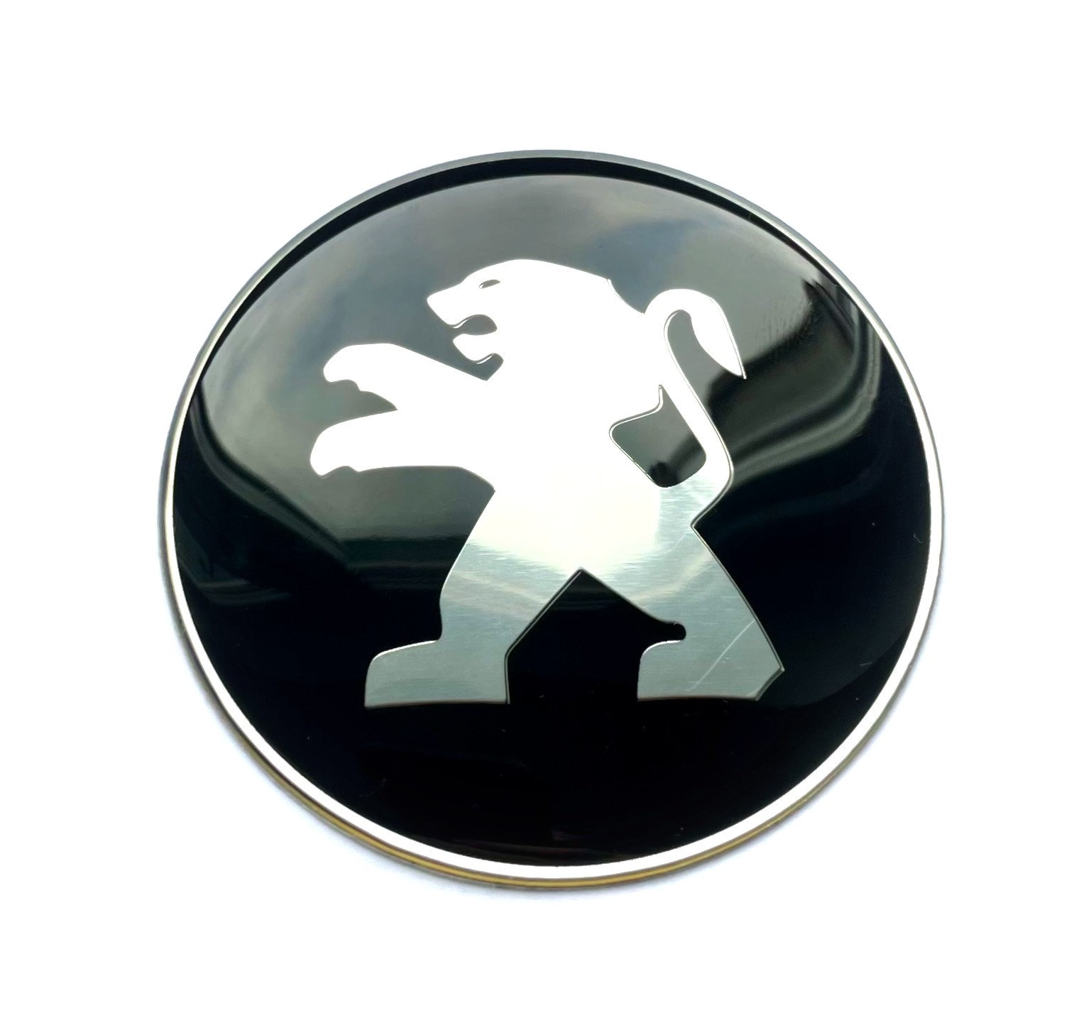 1 x Peugeot Logo 3D Metal Car Badge Sticker Emblem Decal for Peugeot 206  207 2008 301 307 308 3008 407 408 4008 508 5008 etc. (4*4cm)