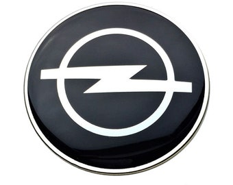 4x 56mm 60mm 65mm Radmitte Nabenkappen Aufkleber METAL Embleme Abziehbilder für Opel-Felgenabdeckungen